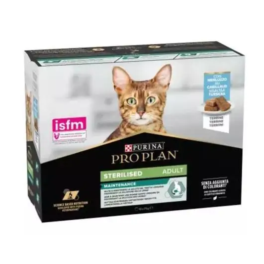 Pro Plan Multipack Sterilised Sobre de Bacalao para Gatos Alimento húmedo para Gatos