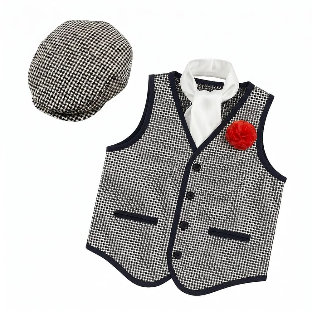 Set de Chulapo Adulto – Conjunto Completo de Madrid (4 Piezas) - Partilandia