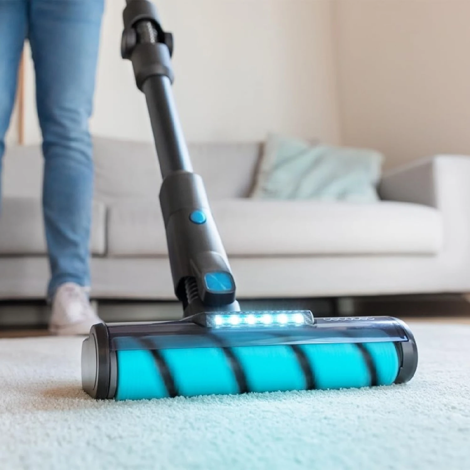 Conga Rockstar 9500 Connected Ergowet 3000 IA vacuum cleaner 230W, Artificial intelligence, mobile App, autonomy 90 ', Digital display, without Cable, double filter, accessories, 4 Programs