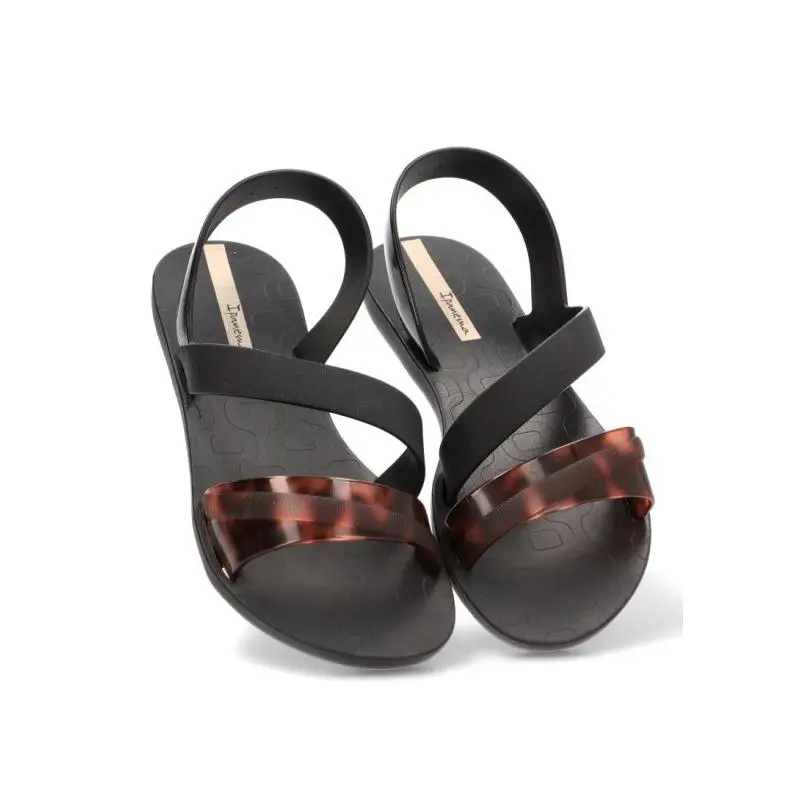 Chanclas Sandalias Playa Sandalia Playa Ipanema - Mujer - Suela Plana - Modelo 83767 - Color Negro