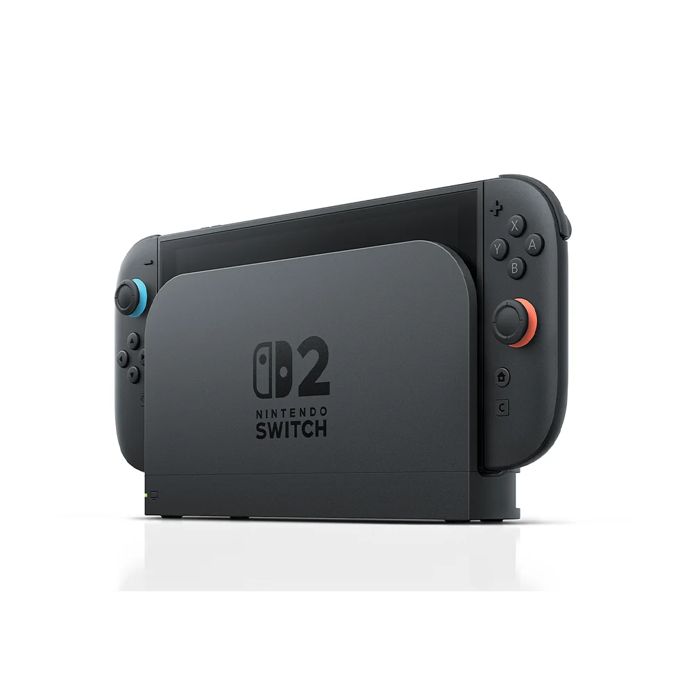 Nintendo Switch 2 Console, Hong Kong Version, includes digital games Mario Kart World or Pokémon Legends: Z-A, powerful performance, fast loading, easy HK account activation, and official post-sale support.