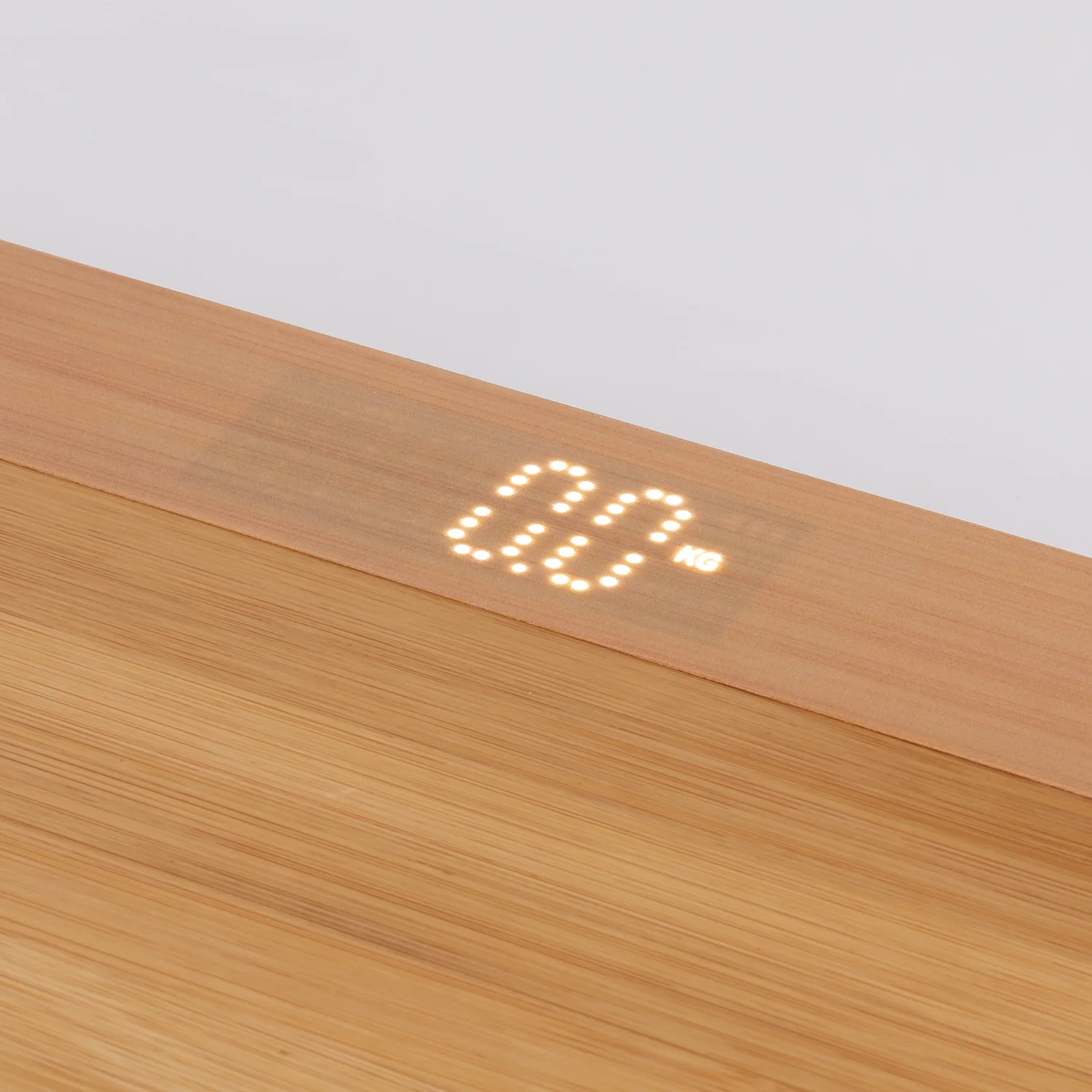 CREATE BAMBOO bathroom scale-LED screen-with tape measure-BALANCE BODY BAMBOO