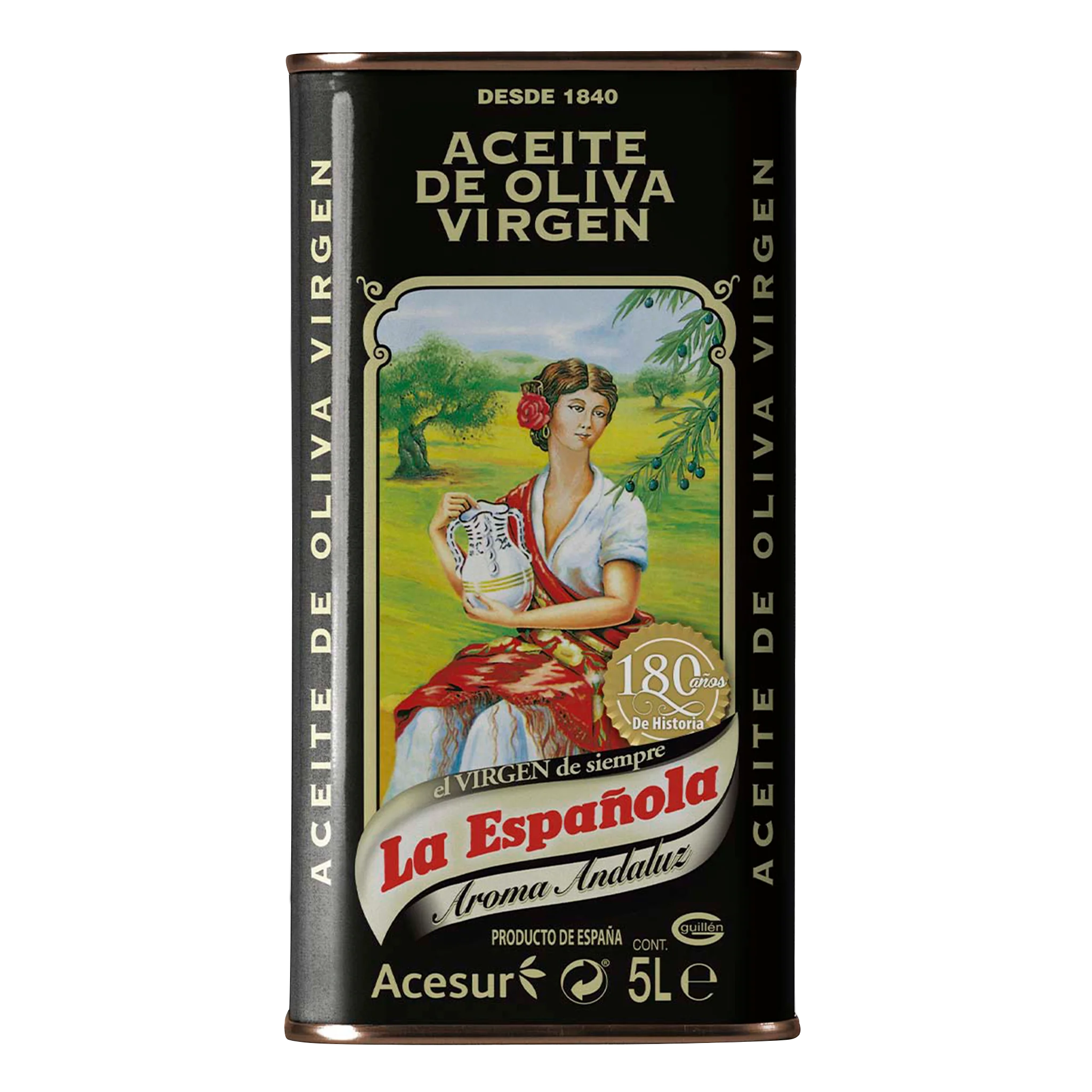 La Española - Aceite de Oliva Virgen Aroma Andaluz en Lata 5L