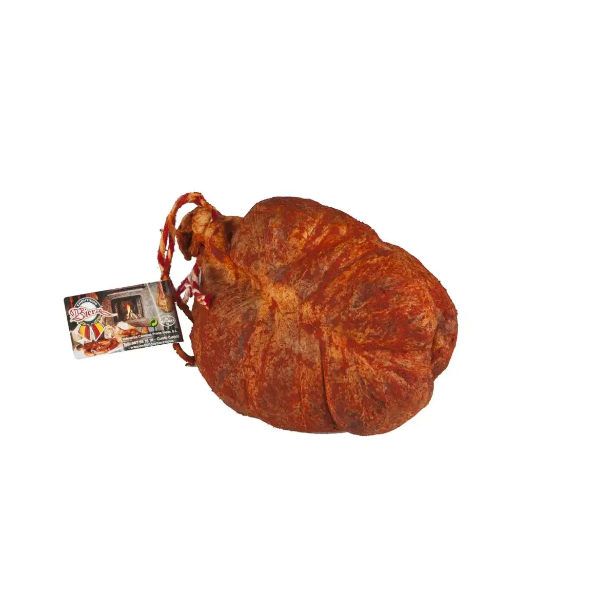 Botillo del Bierzo con IGP, Peso aprox. 1,5 kg. Producto tradicional del Bierzo.
