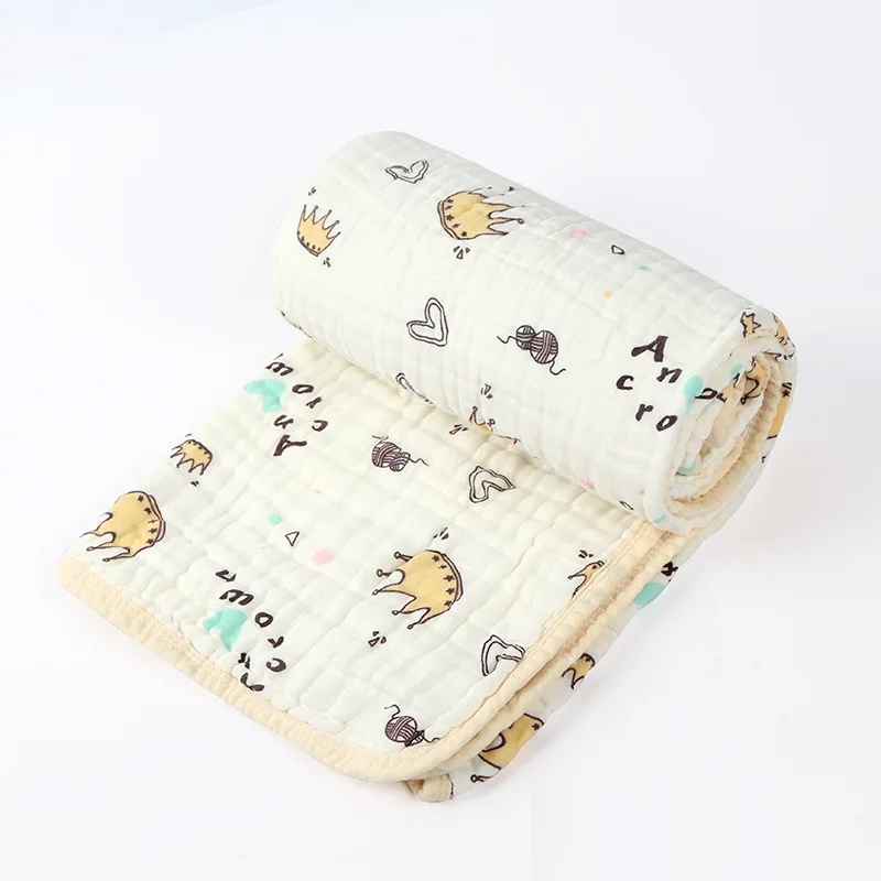 Manta para Bebe de Algodón 100% Suave y Transpirable de para Niños y Niños Cubierta para Push de Recién Nasida