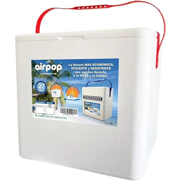 Nevera Portátil Airpop Corcho Blanco 11 L