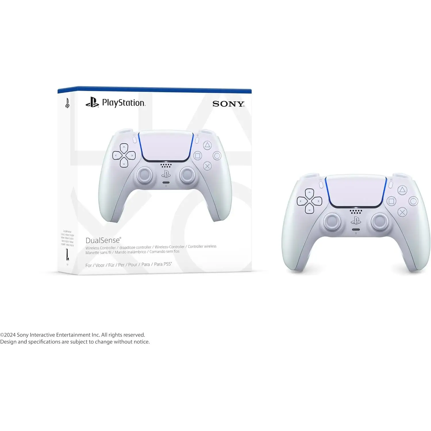 Rosa/Crema Mando Inalámbrico Dualsense® Para Ps5® - Chroma Pearl - For Ps5, Pc, Mac & Mobile - Imagen 8