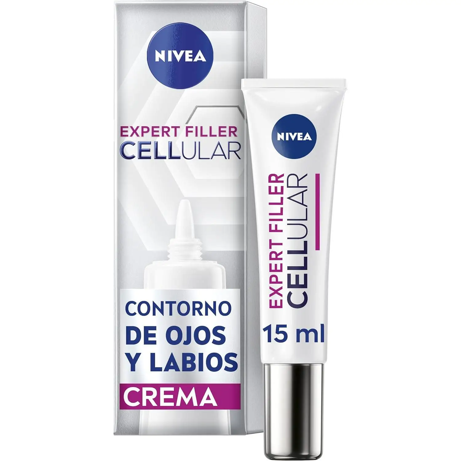 NIVEA Hyaluron Cellular Expert Filler Contorno de Ojos y Labios 15ml