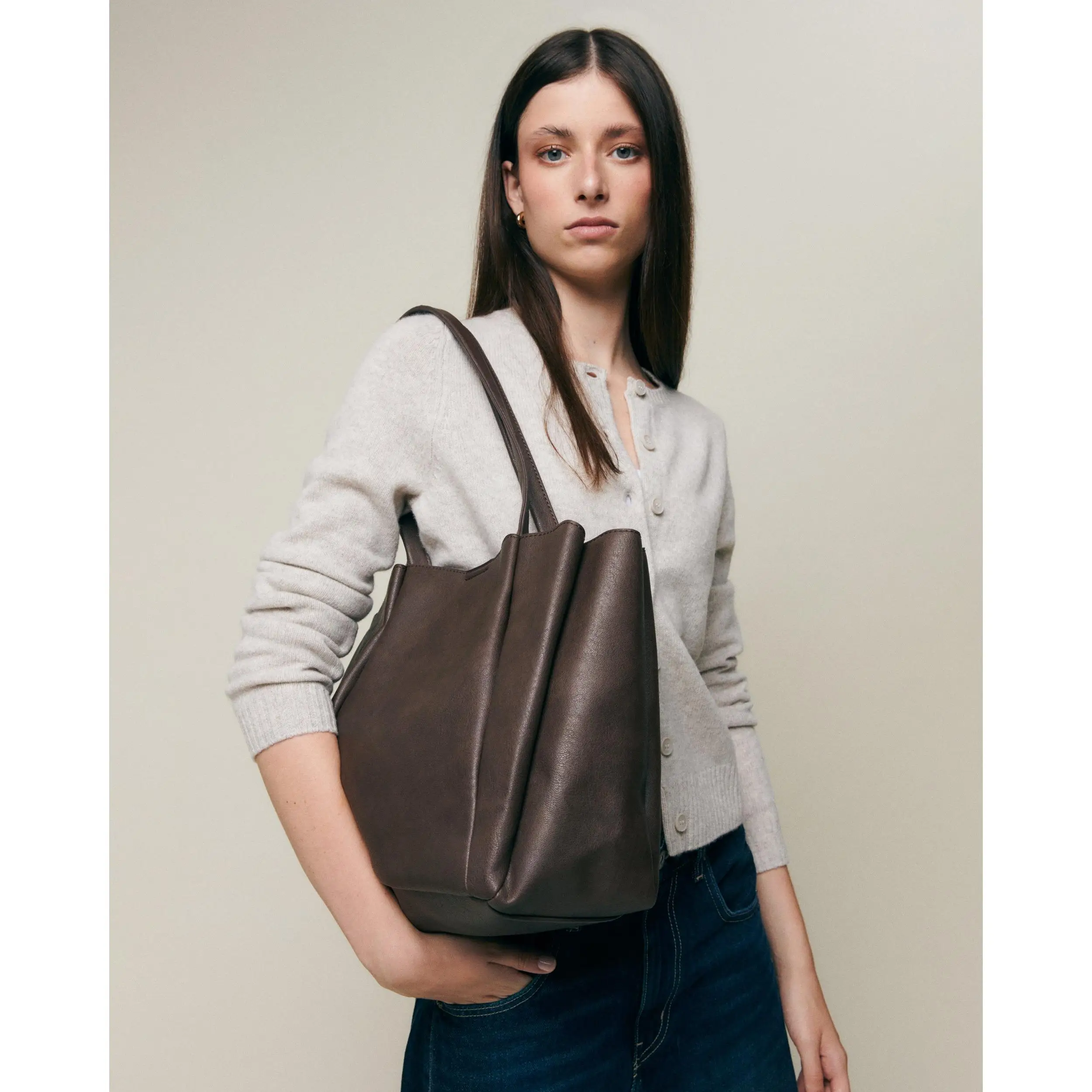 Misako Giseli bolso shopper grande con neceser extraíble Bolsos Mujer