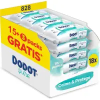 Toallitas Dodot Pure con Aloe