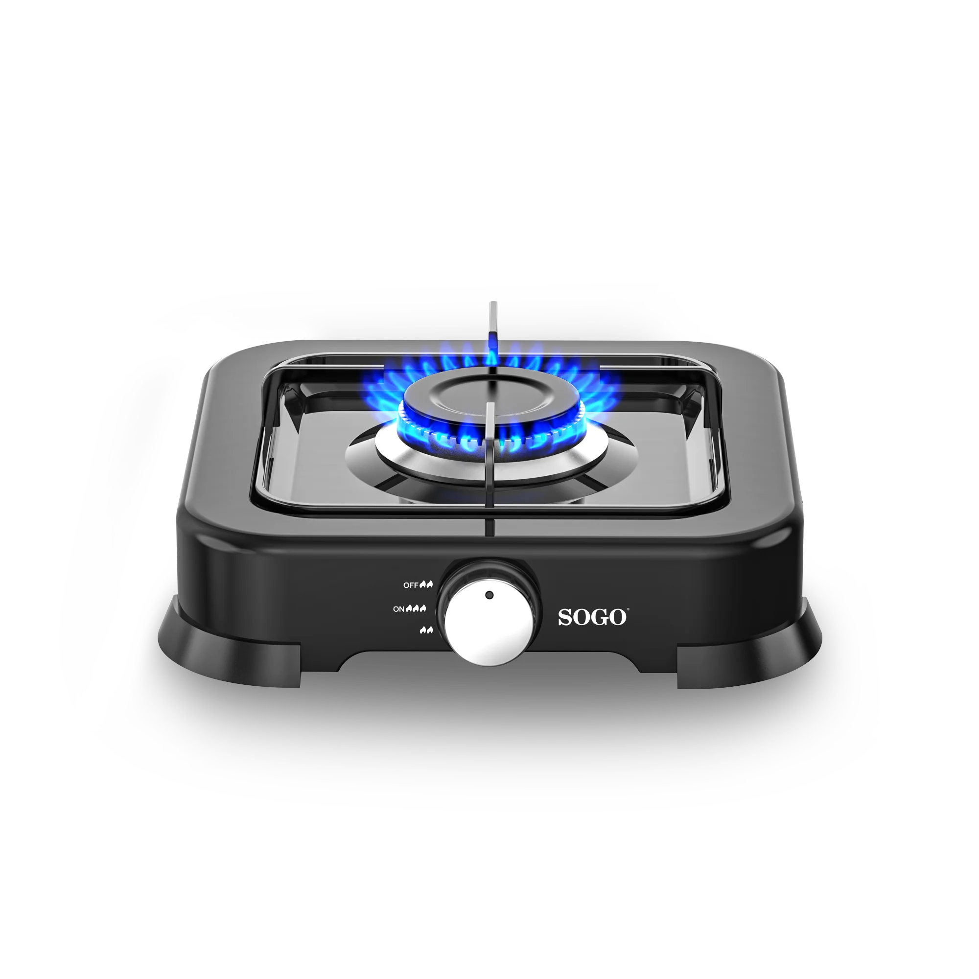 Cocina de Gas 1 Fuego 103Mm, -Negro