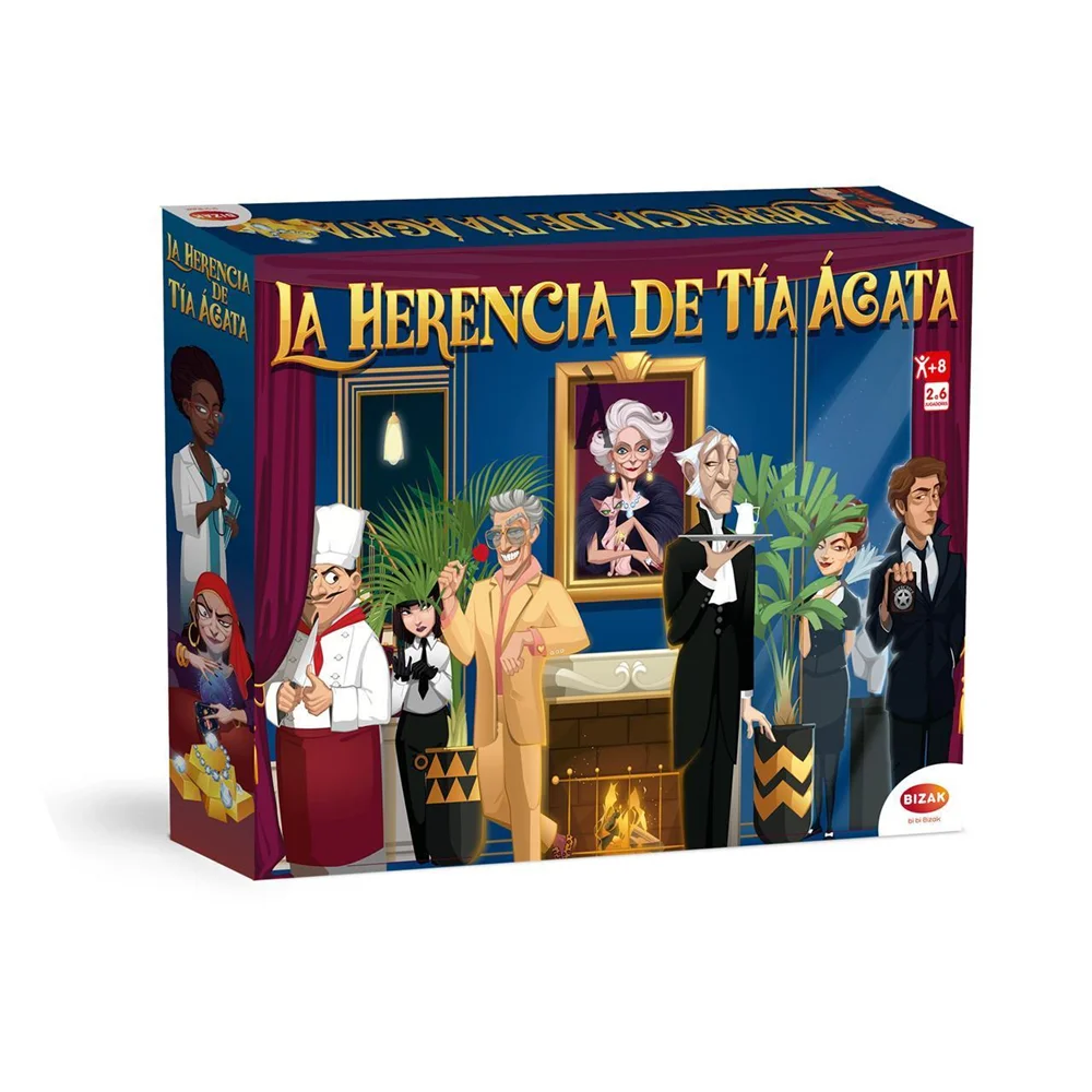 Juego La Herencia De Tia Agata ¿Seras Tu El Que Tenga Esa Suerte? (Bizak 62855053)