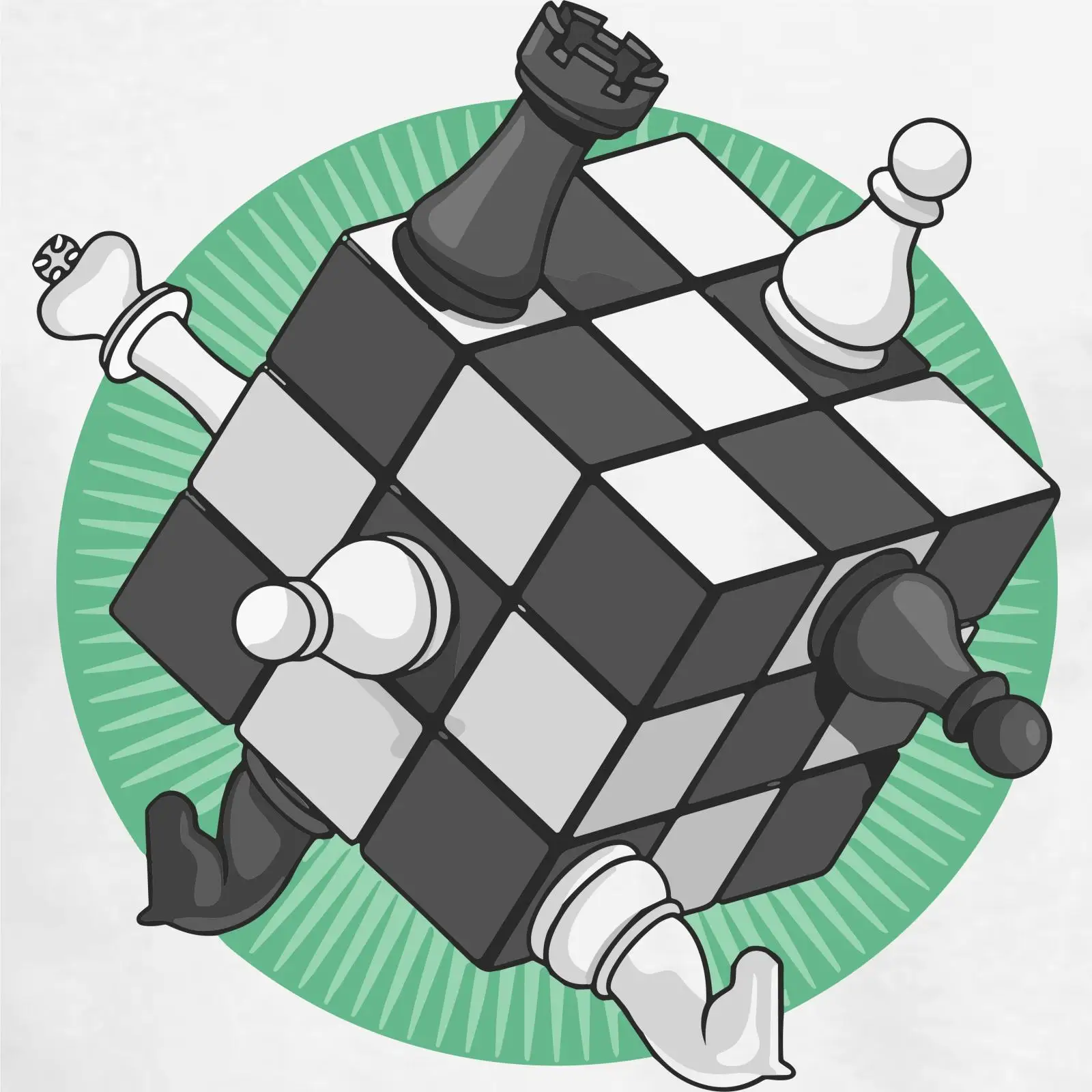 KAMEfanatic T-shirt man queen chess grand master king Geek 016