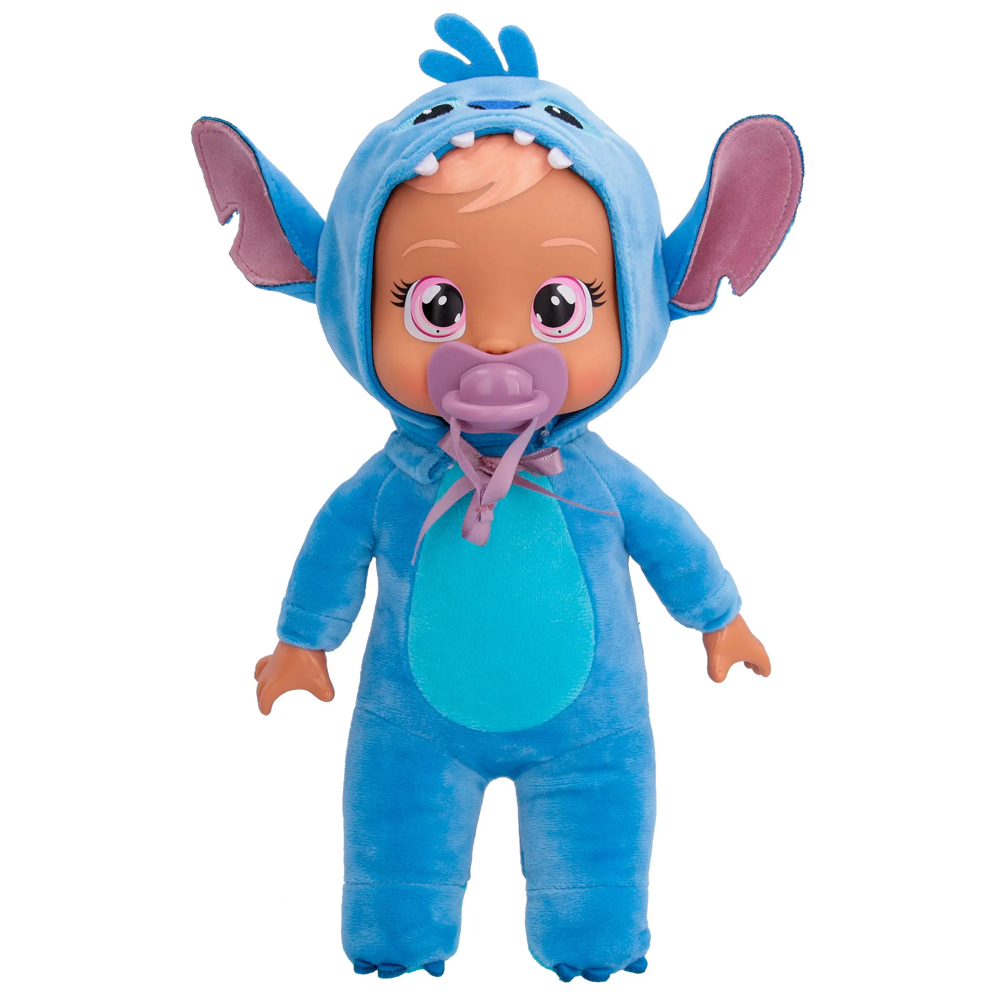 Weeping baby Tiny cudds Disney Stitch soft doll 25 cm crying tears for real including Disney pajamas toy for boys and girls + 18 months