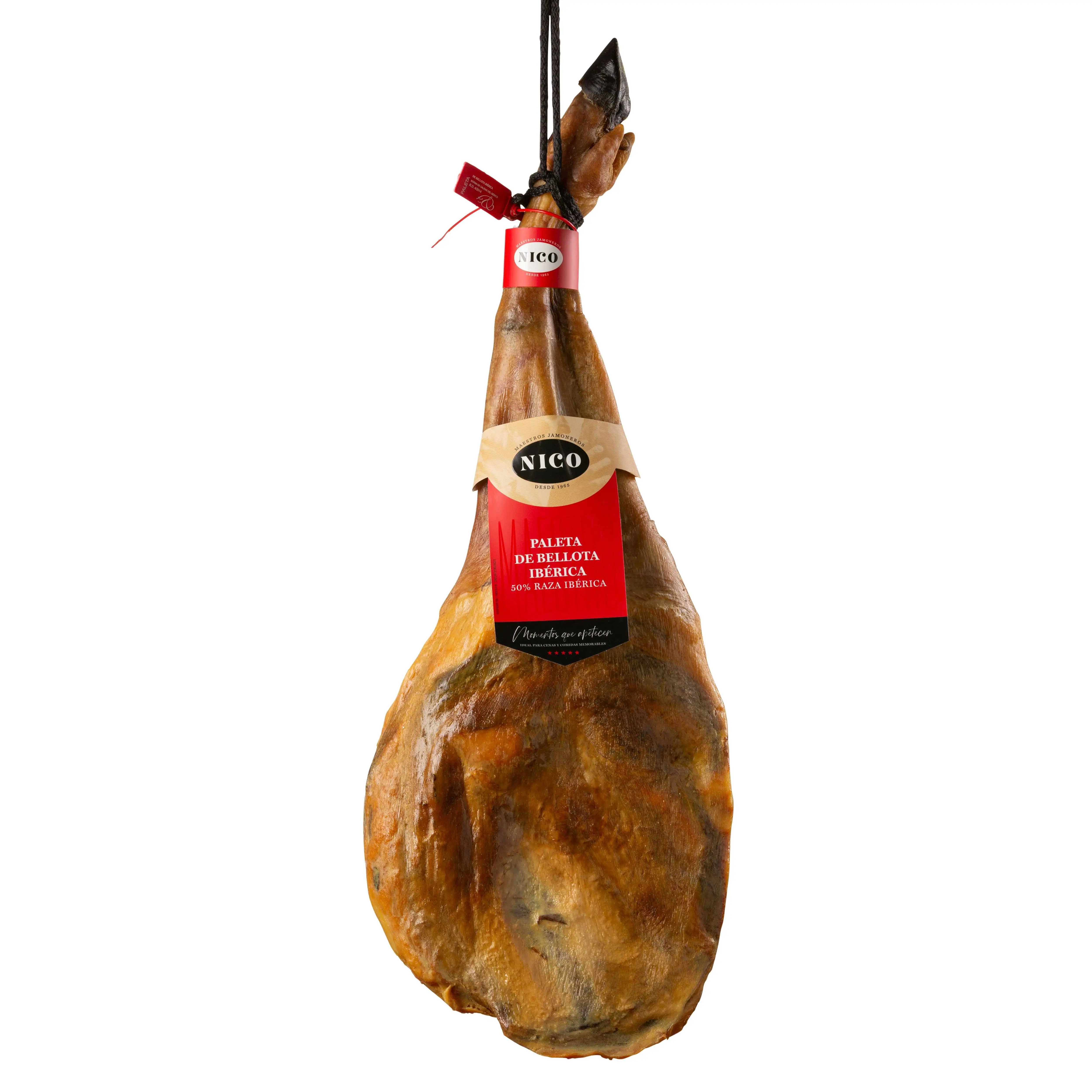 Nico Jamones NICO - Paleta de Bellota Ibérica 50% Ibérica - Curación Mínima 18 Meses - 4.5kg aprox.