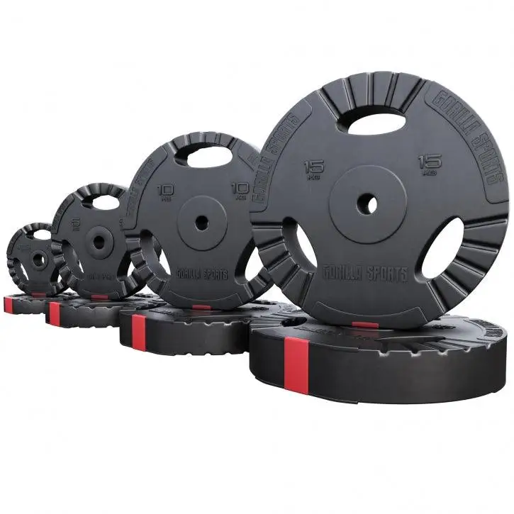 Disco de Pesas de Plástico con Triple Agarre 1,25 - 15 kg