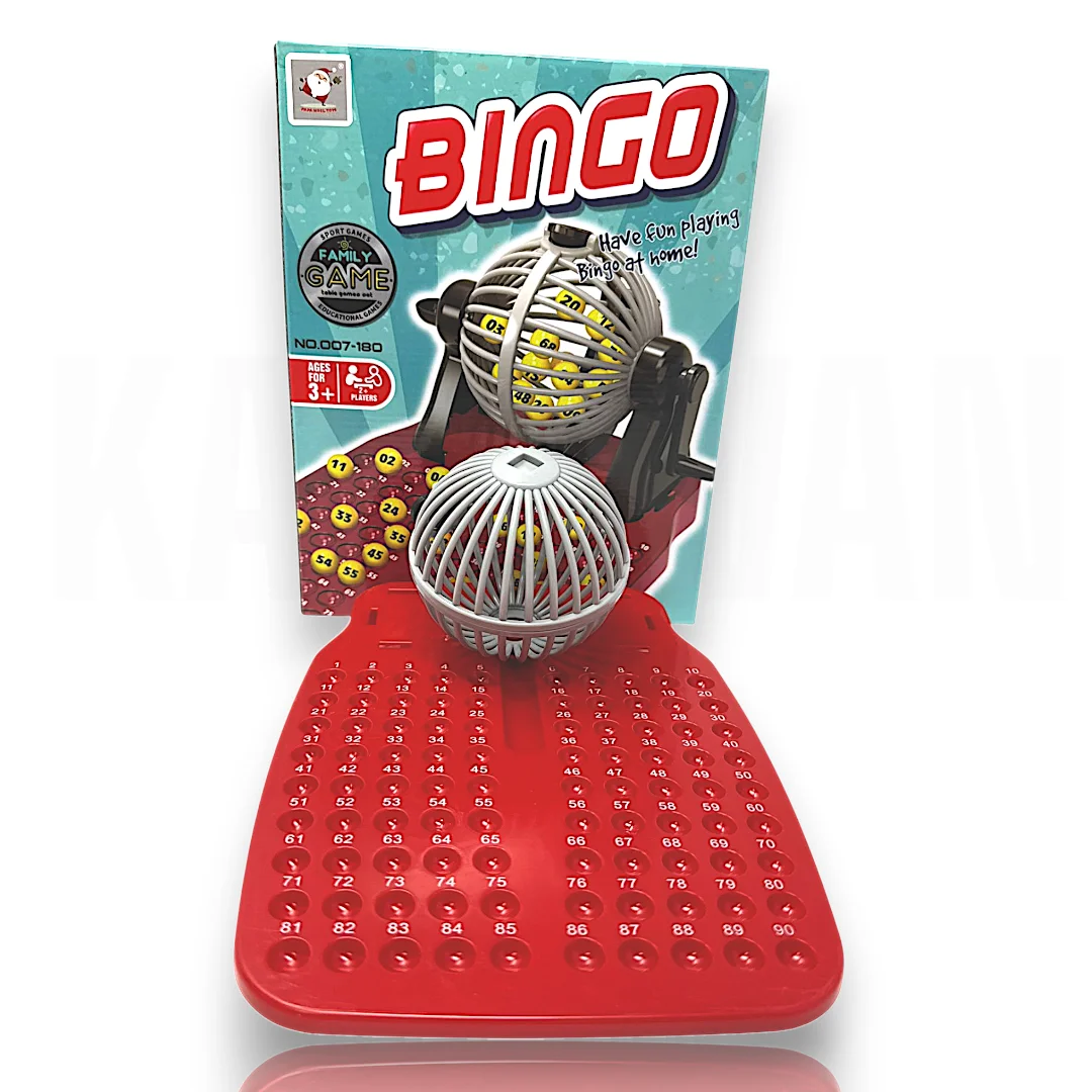 Karawan - Juego de Bingo Tradicional, 90 Bolas Numeradas - 48 Cartones