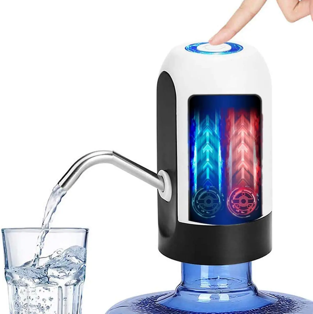 EUROXANTY-Dispensador de Bomba de Agua Distribuidor de Carga USB, extraíble y Conveniente para Usar en Agua embotellada