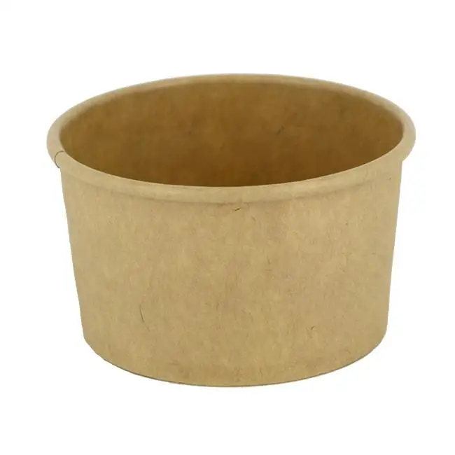 MONOUSO | Tarrina Cartón Kraft para Salsas 50ml Ø6,3cm (50 Uds)