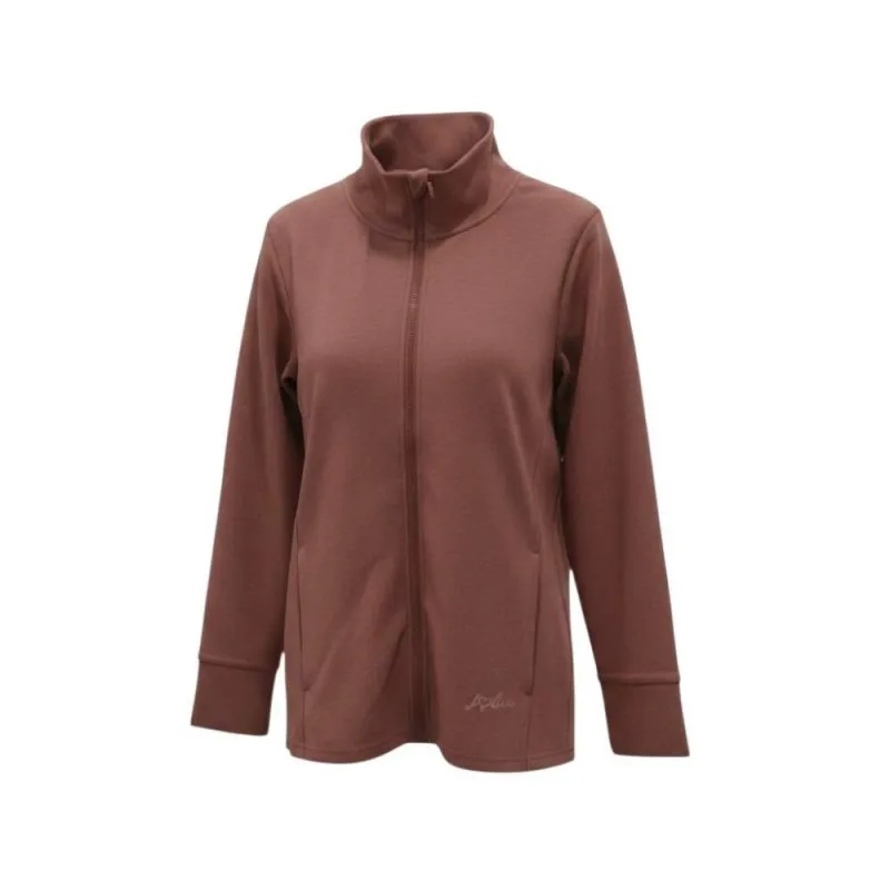 Sudadera Cremallera Rosa Oscuro Joluvi Mujer