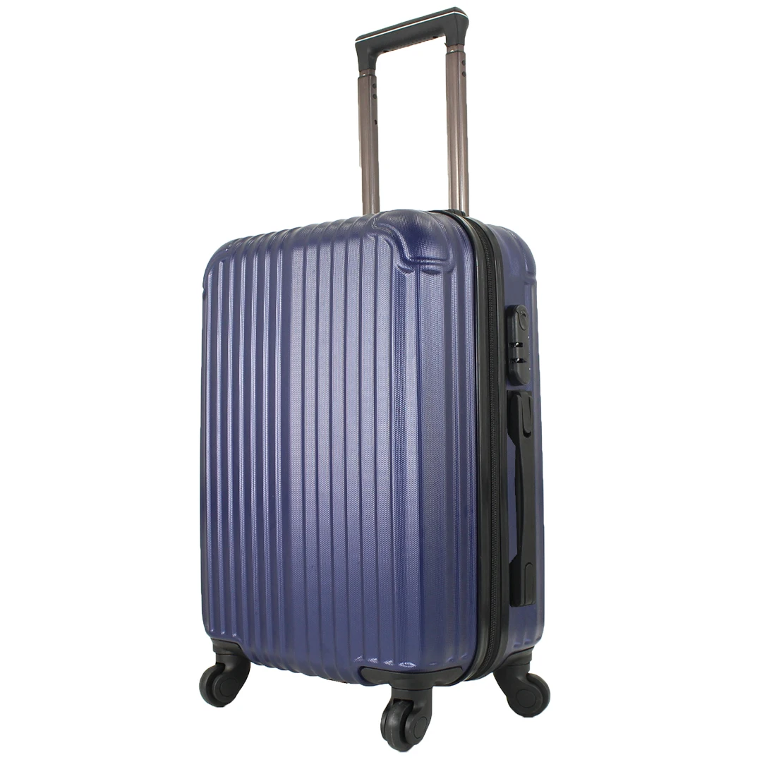 Airplane Suitcase Hand Luggage Travel Cabin Trolley Hard ABS 4 Wheels Rigid Cabin Suitcase with Telescopic Handle 55x35x20CM