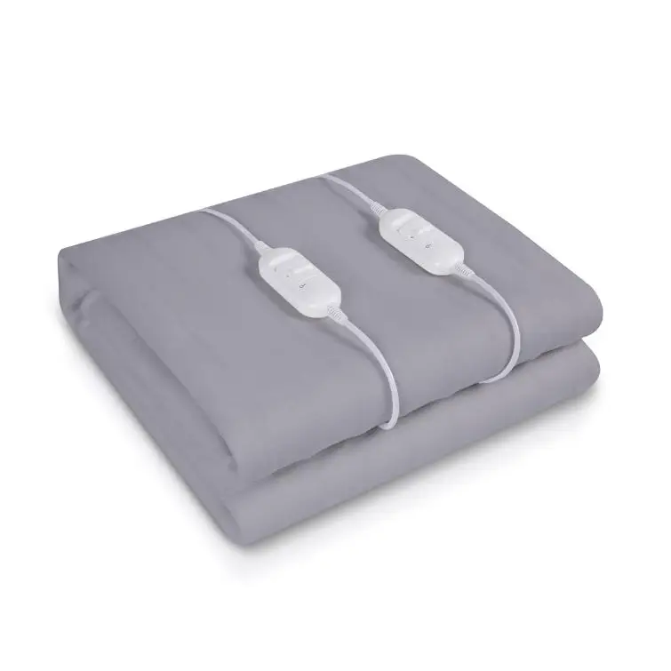 IPSDI Manta eléctrica/Calentadora de cama, dimensiones: 160x140cm lavable. 2 Ajustes de temperatura. 2 controles regulables. Potencia: 2x60W