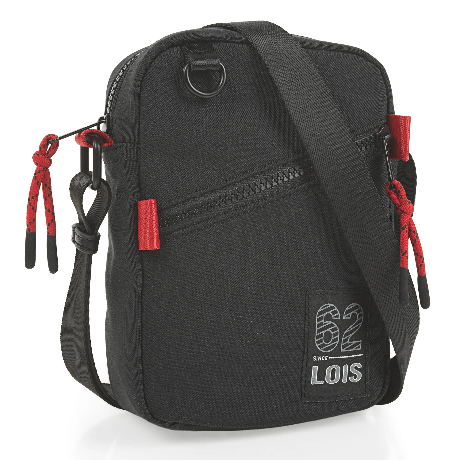 Lois - Bandoleras Hombre - Bolso Hombre Bandolera Ajustable - Bandolera Hombre LOIS De Poliéster - Bolso Bandolera Hombre Para Uso Diario. Bolso De Hombre Pequeño 320019