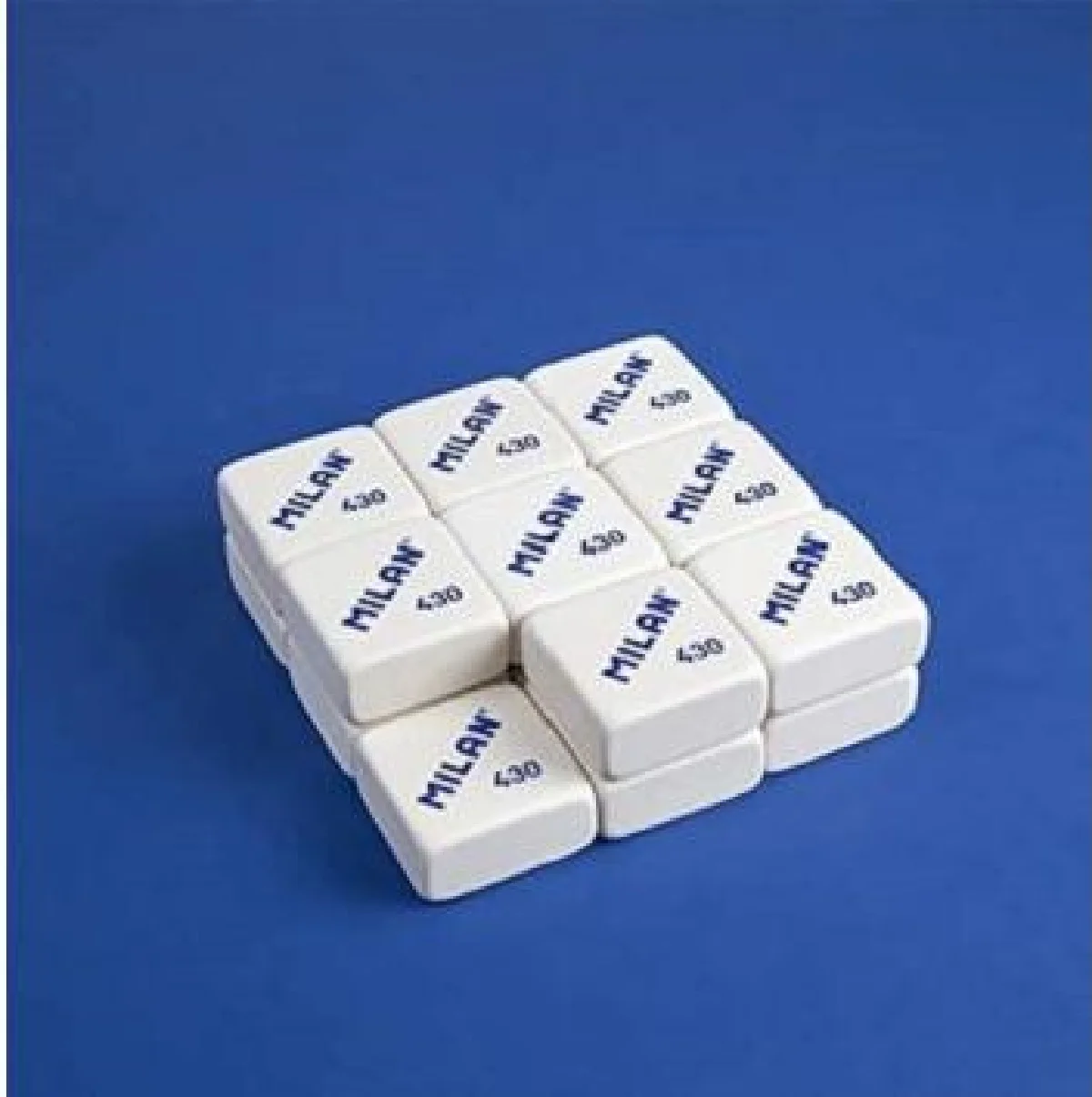 Milan. 430 square breadcrumb erasers, in assorted colors