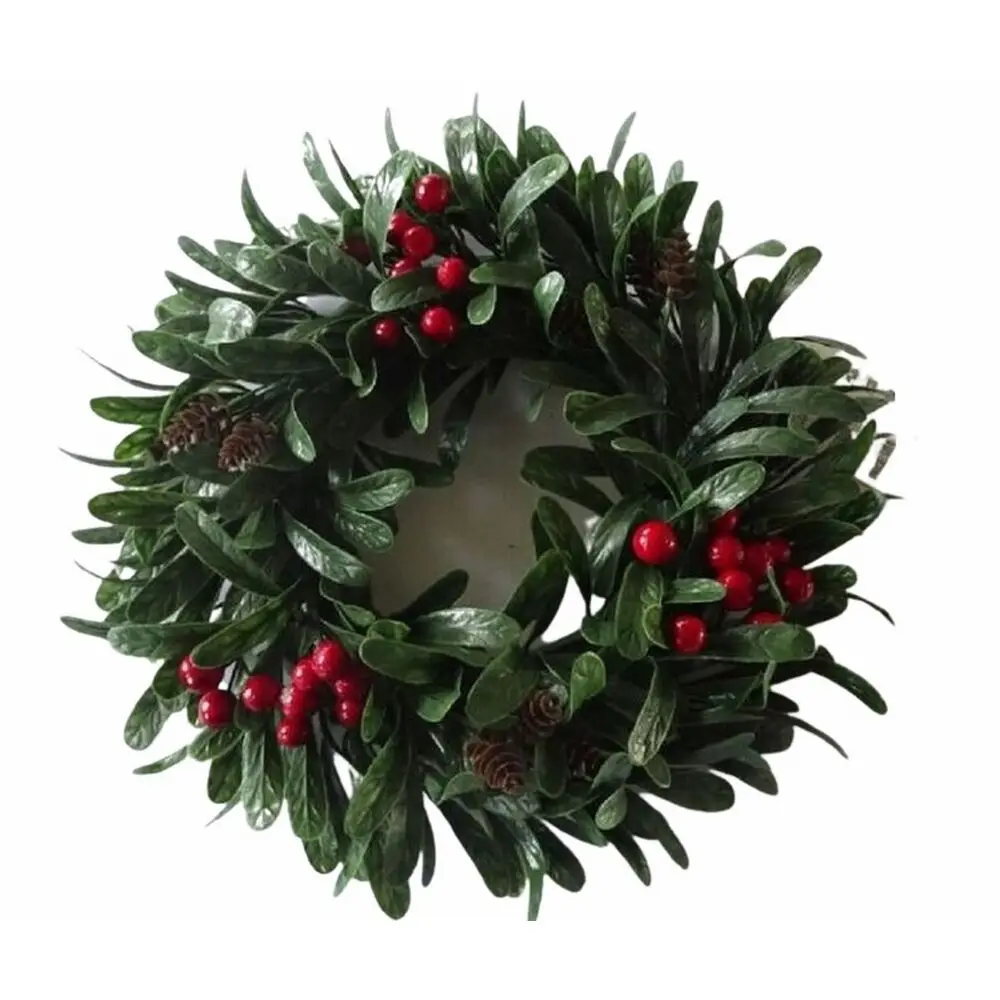 Gerimport Corona Navidad Hogar Decoración Frutos Rojos 30cm