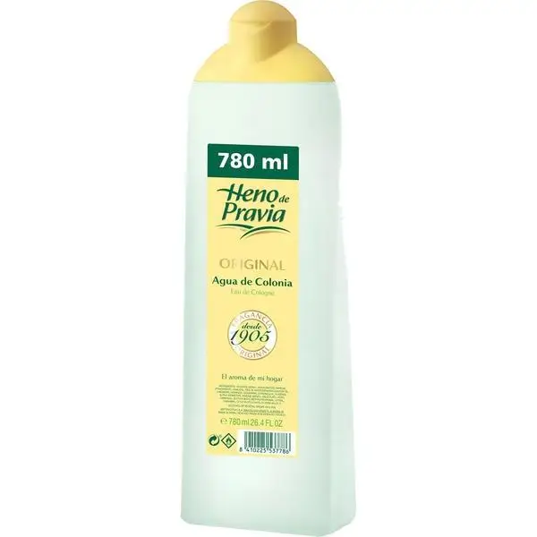 Heno de Pravia Colonia Original 650 ml + 130 ml – Fragancia Fresca y Tradicional