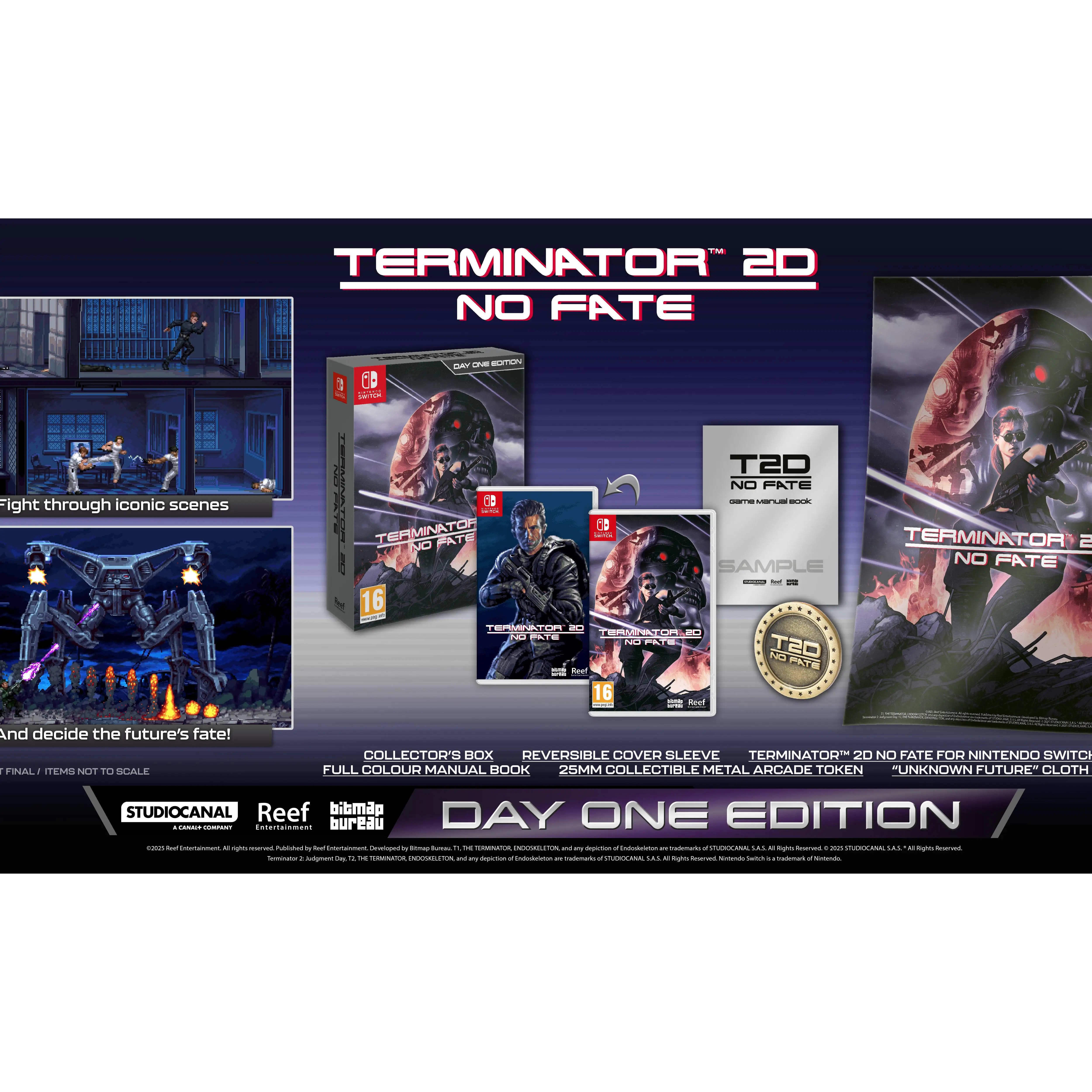 Terminator 2D NO FATE Day One Edition - Switch - Nuevo Precintado - PAL España - Meridiem
