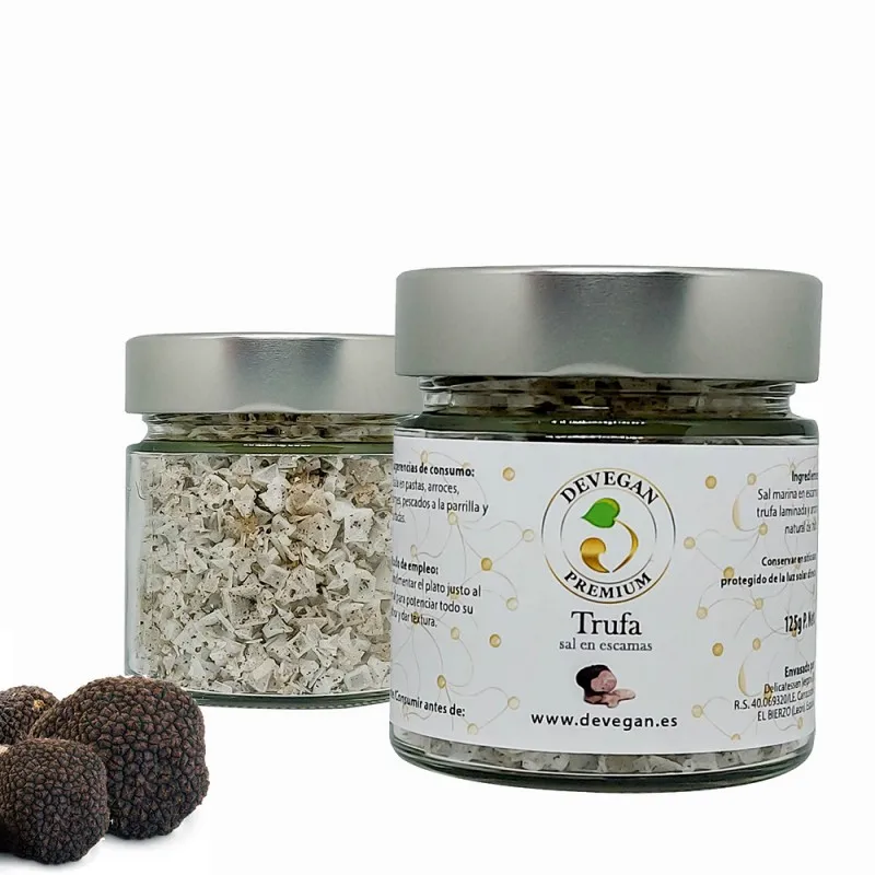 Healthy Pack #3 Healthy. Salt scales with Boletus, Chili, lemon and truffle. 4 jars of 125 Gr.