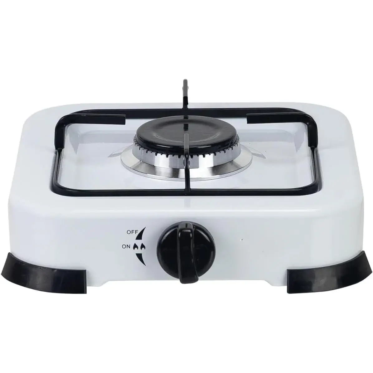 Cocina de Gas Portátil SPRING Sencilla – Hornillo de Hierro Resistente de 28x28x7 cm, Llama Potente y Estable, Ideal para Camping, Terraza o Cocina Exterior – Fácil Encendido y Gran Durabilidad para
