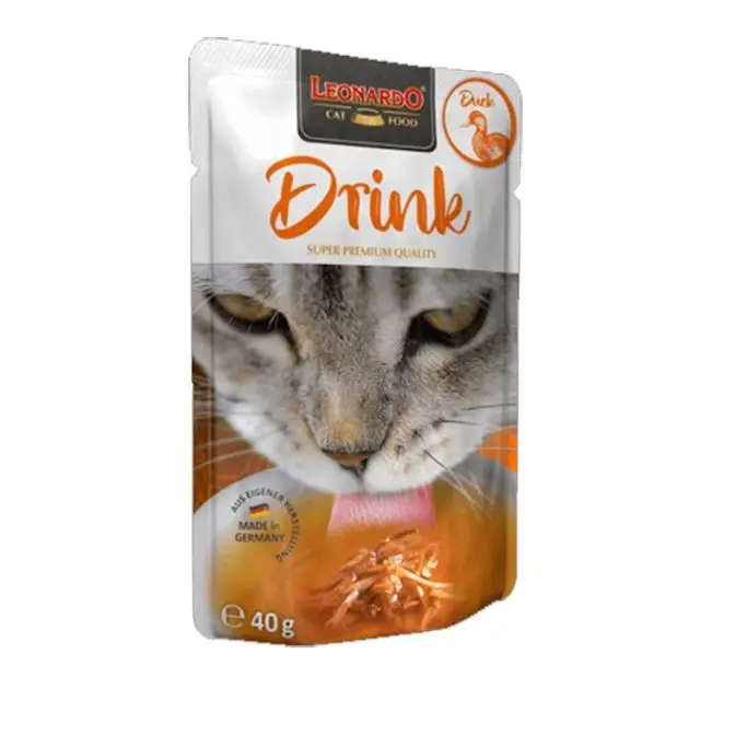 Pack 20X40 Gr - Leonardo Drink duck soup-complementary food for adult cats that favors the intake of liquids star ratings star ratings star ratings