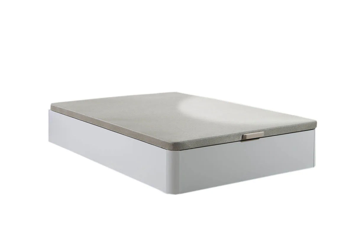 Folding Canapé lid upholstered 3D Wood 25 white 150X190cm Athens