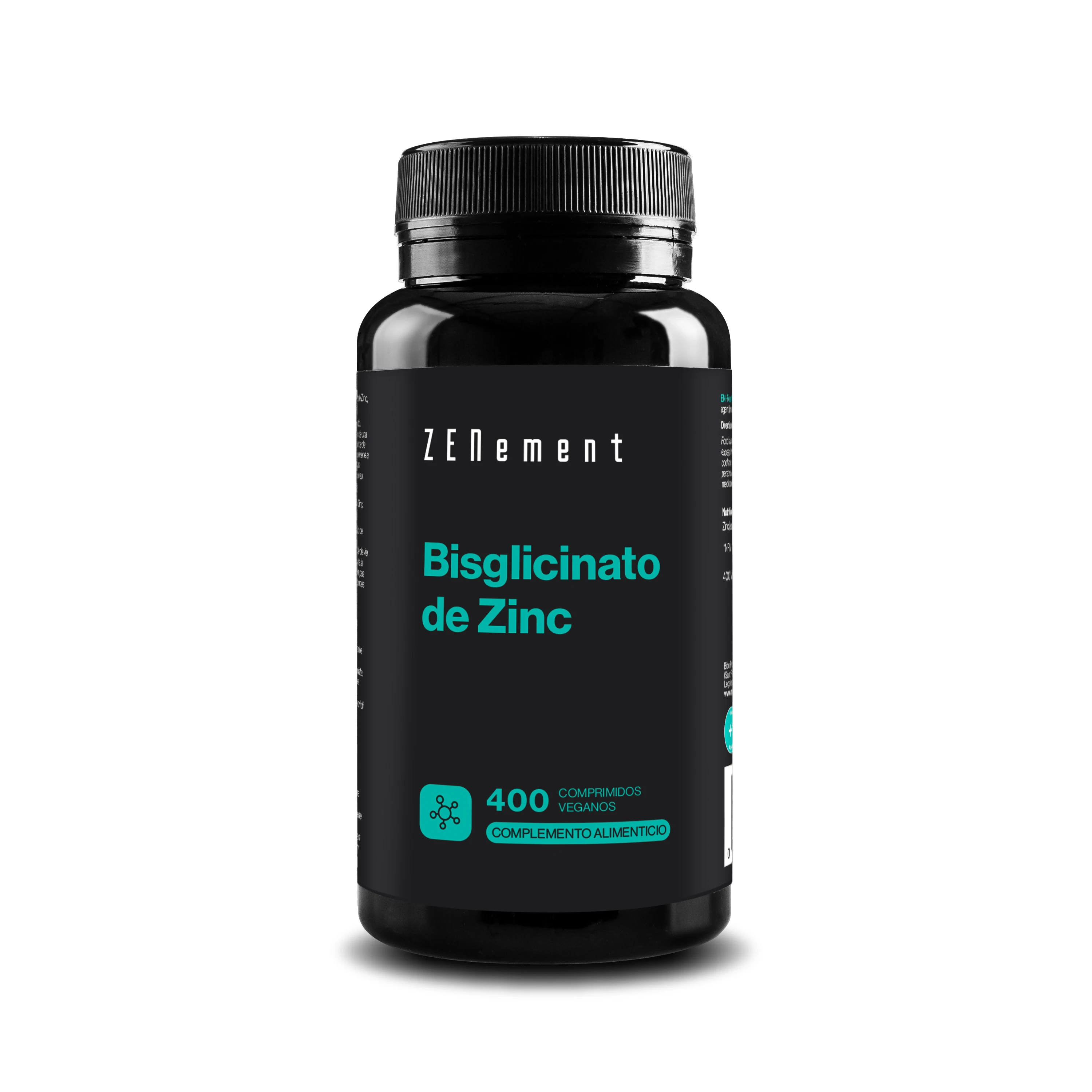 Zinc 25 mg (como Bisglicinato) - 400 Comprimidos Zenement