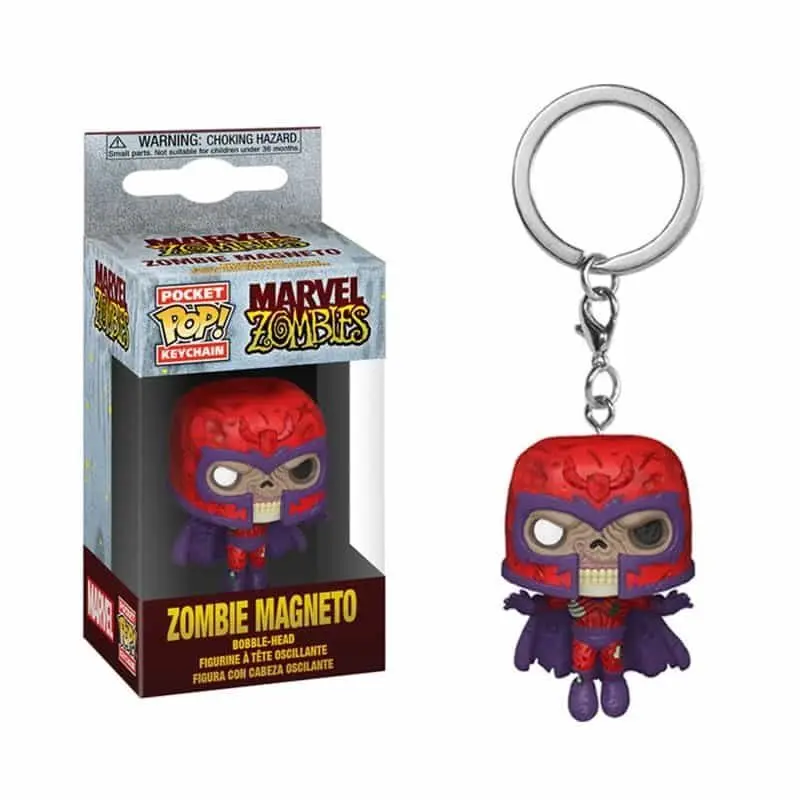 Funko Pocket Pop keychain Zombie Magneto collectibles games PVC 4cm