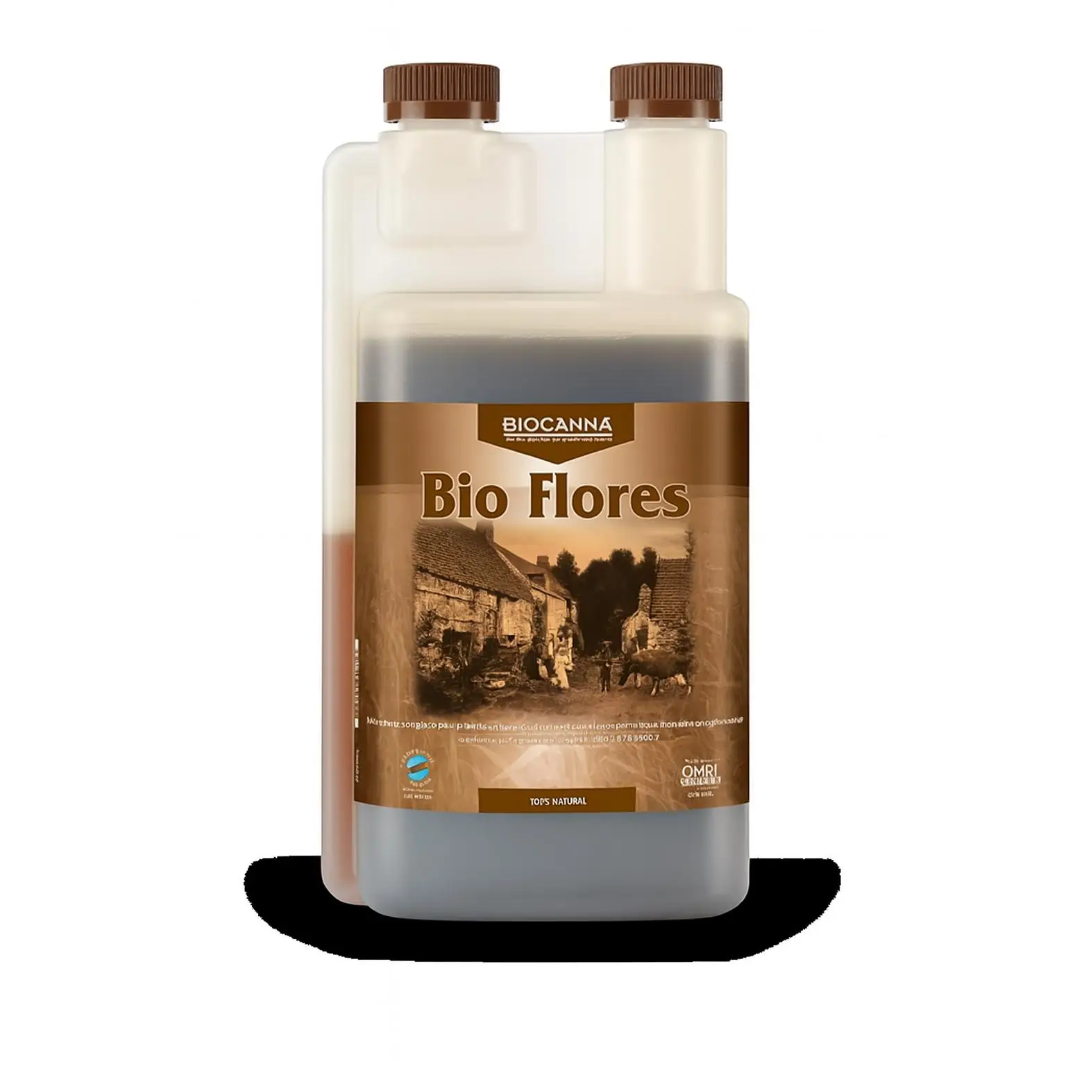 Biocanna bio flores 1l, 100% organic fertilizer designed specifically for the flowering phase. Stimulation, appearance, growth and fattening of flowers.