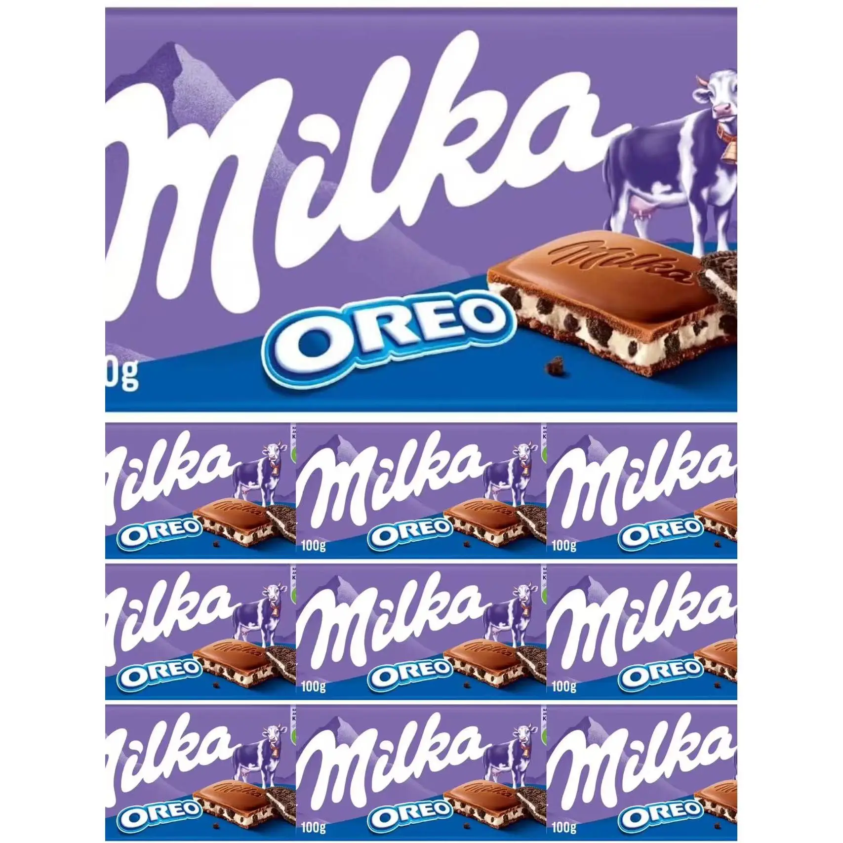 Milka y Oreo 10Unidades10 x 100 g
