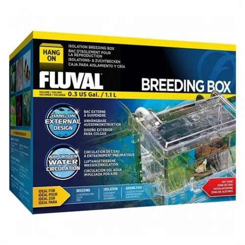 Fluval external Paridera-medium model fish breeding box-freshwater and saltwater aquariums-fry separator and insulator-easy installation