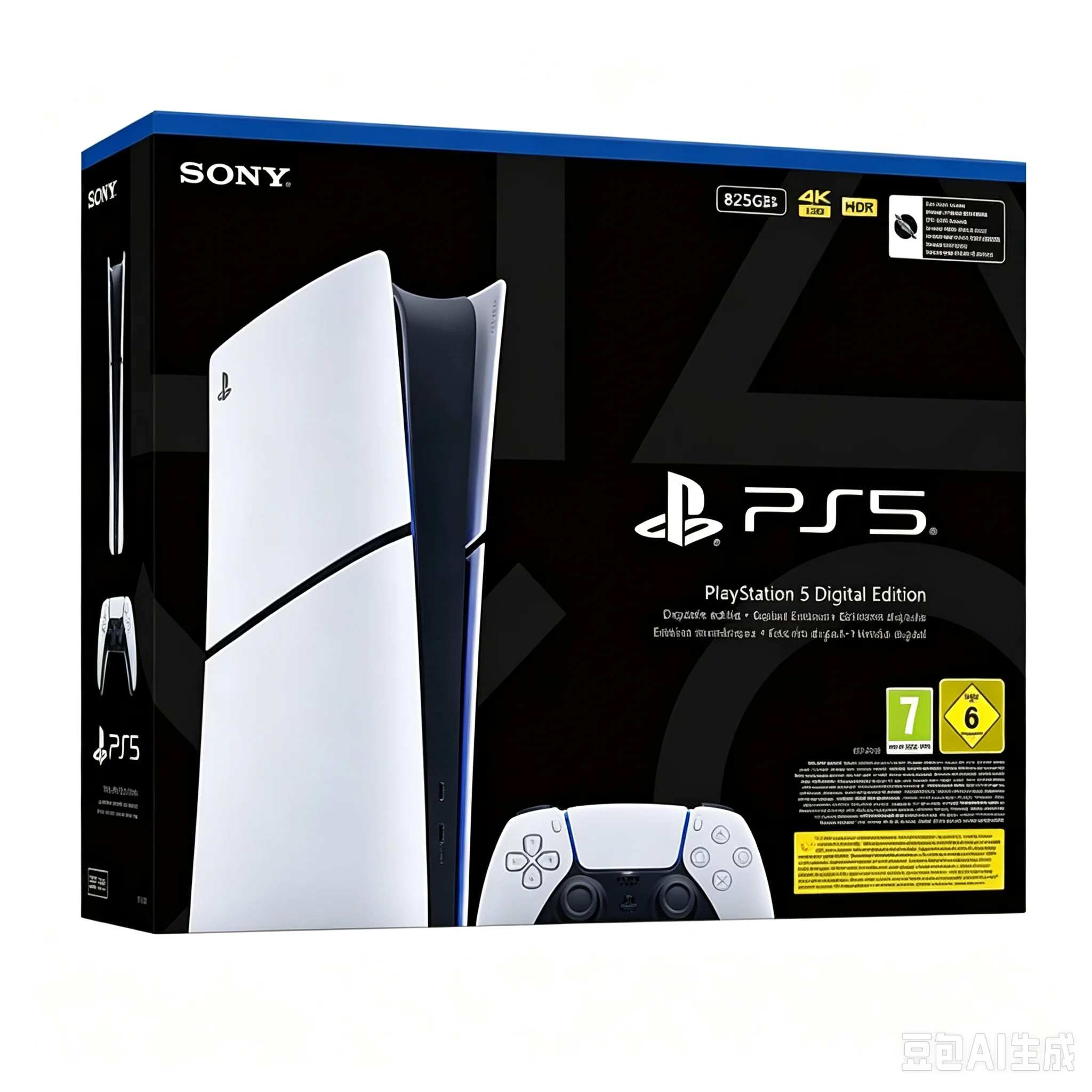 Sony PS5 Console 825GB Digital Edition E Chassis White ITA