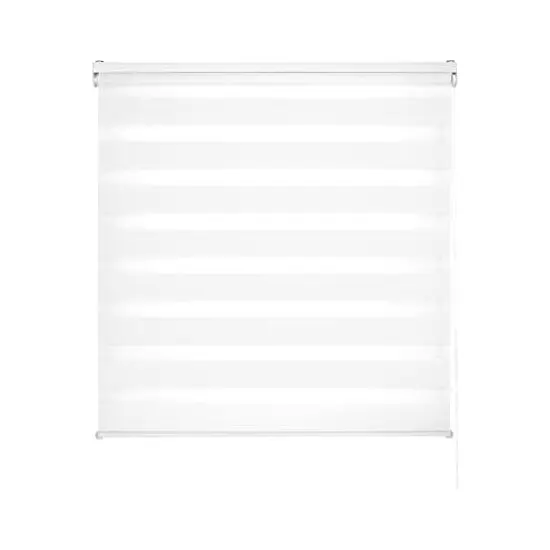 BLINDECOR  Estor Enrollable Noche y Día – Estor Noche y Día Fácil Instalación Pared o Techo - Estor Ventana Doble Tejido – Estor Enrollable Día y Noche para Ventanas