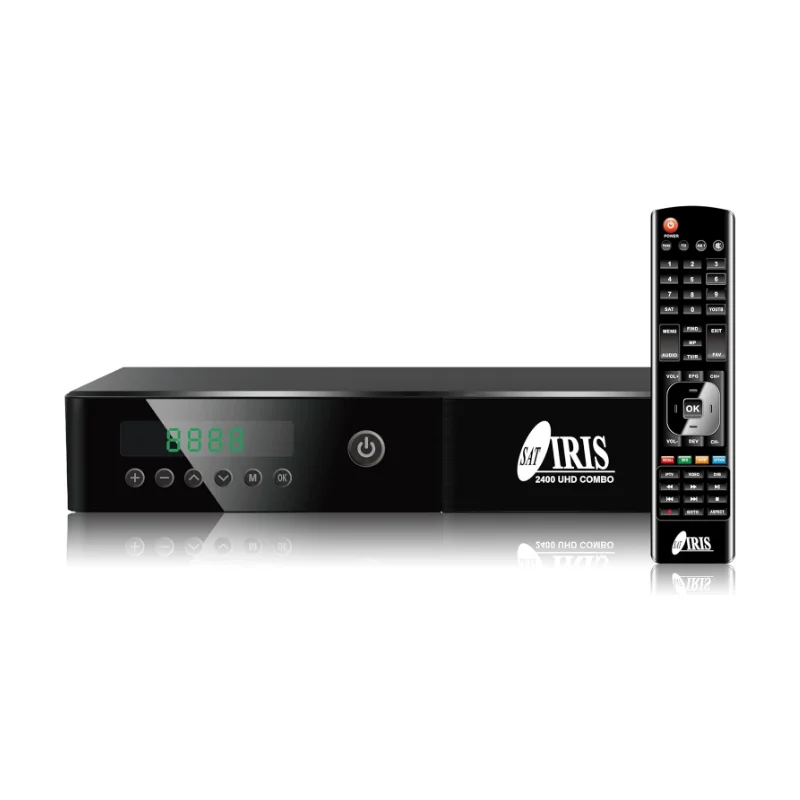 Iris 2400 uhd combo 4k - satellite receiver + dtt dvb-s2/dvb-t2