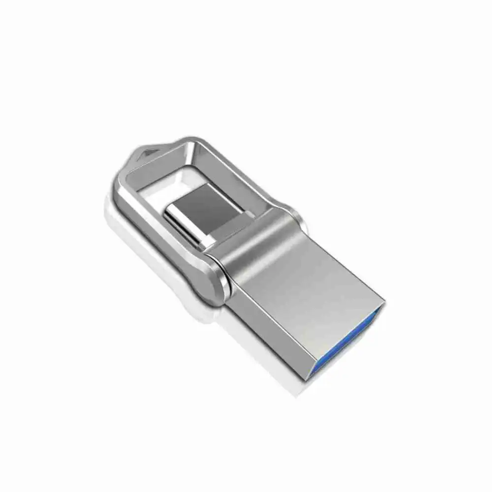 Pendrive Dual ALMALUX 128GB USB 3.0 y Tipo C OTG, Memoria de Metal para Móvil, Tablet y PC, Alta Velocidad y Diseño Mini