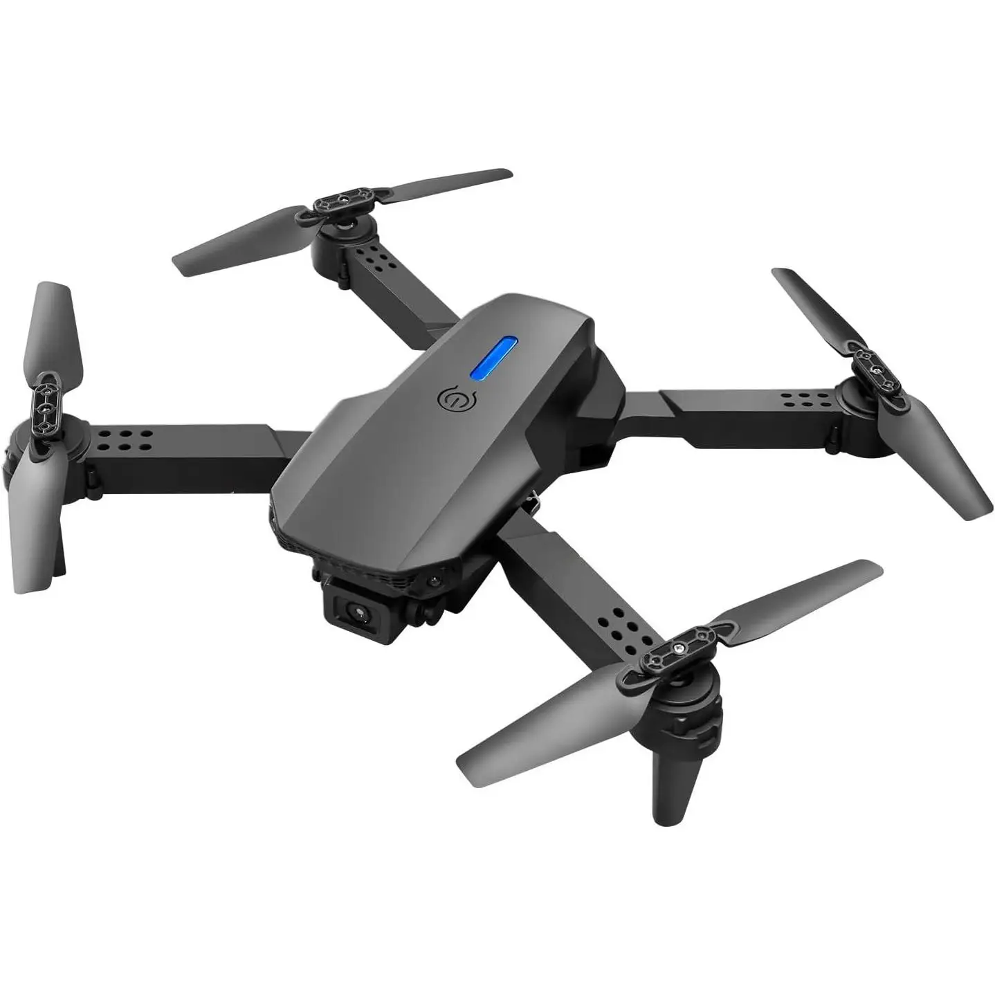 Dron Plegable con Cámara 4K y 1080P HD, FPV en Tiempo Real por WiFi, Ángulo Ajustable 90°, Altitude Hold, 2 Velocidades para Principiantes y Expertos, Mando a Distancia, Batería Recargable, Cable USB