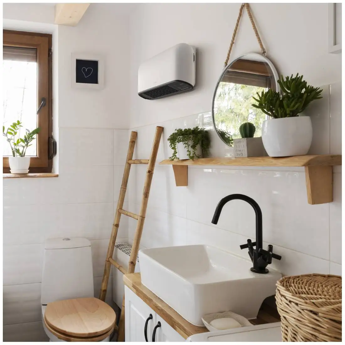 Universalblue bathroom split 2000w - bathroom heating - long shower 4020w