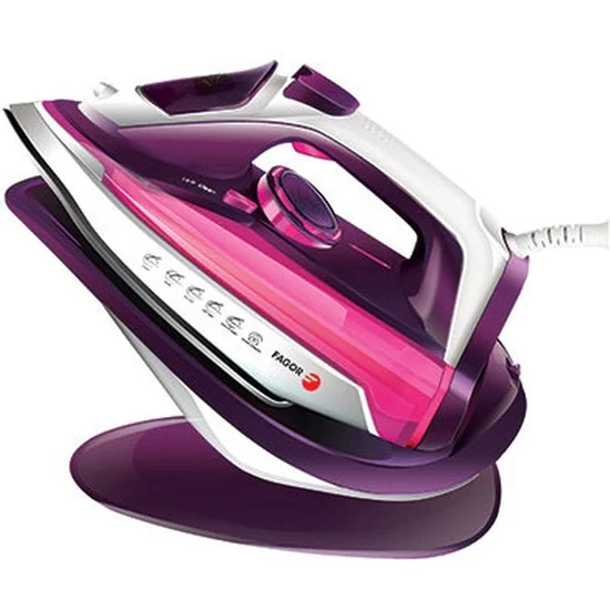 2 in 1 wireless iron Fagor with Base -2200 W-pink | Without Cables