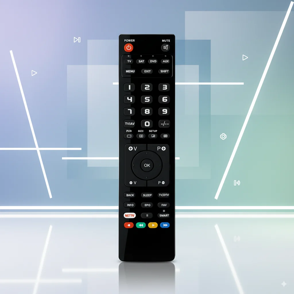 TV DVD/BD WOXTER I-CUBE3250 - Mando a Distancia de Reemplazo Codificado con todas las Funciones del Original