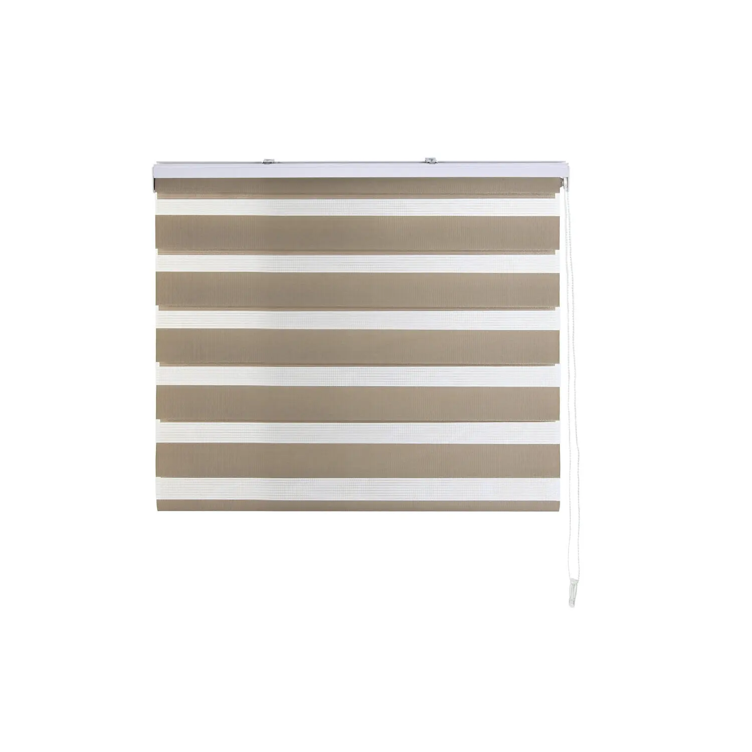 Estor poliester pvc 80x190 110 dia-noche marron , La mejor decoración para tu hogar.