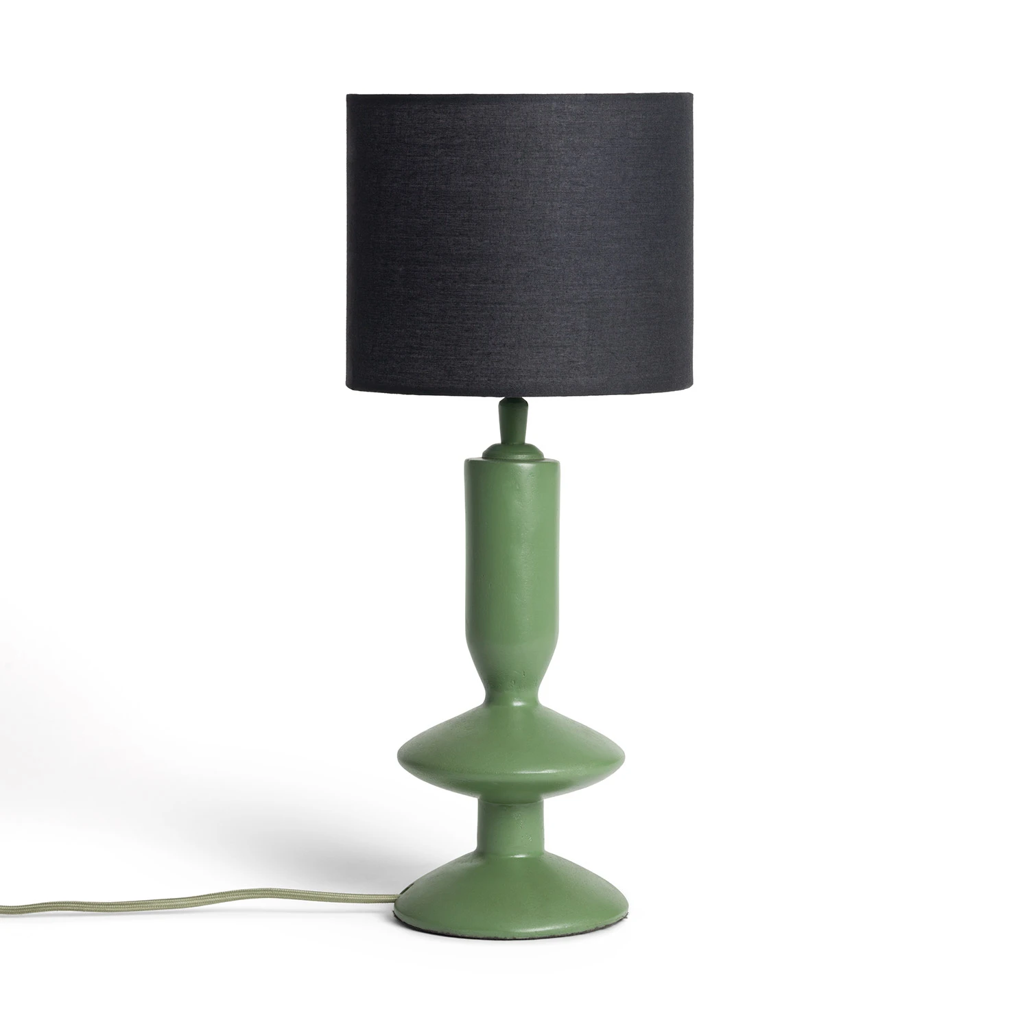 Ledkia Lámpara de Mesa Resina Tinola Daleth Verde